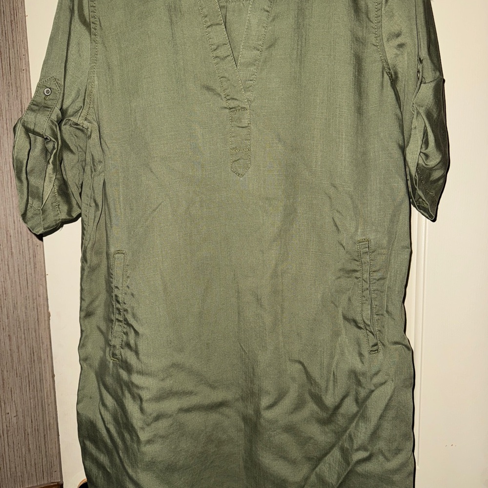 The Loft Olive Green Tunic Dress